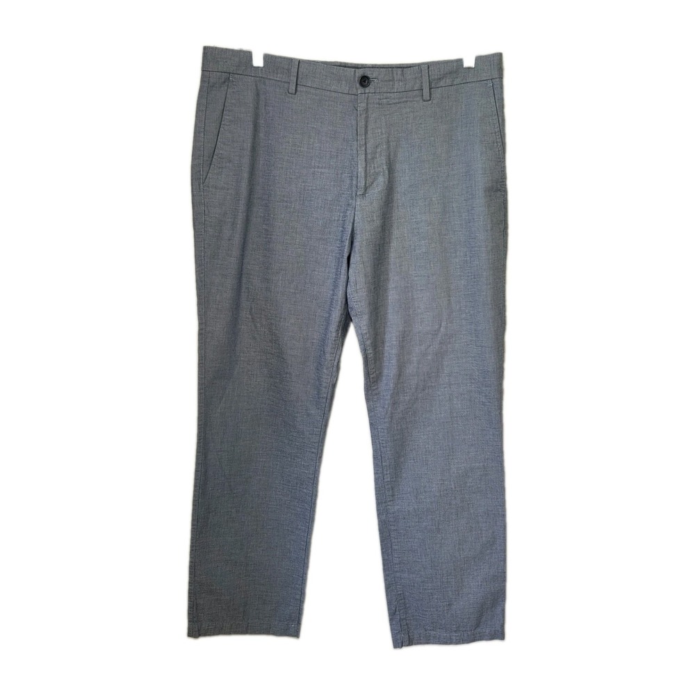 Banana Republic Men's Pants 38x32 Blue Cotton Aiden Fit Chinos